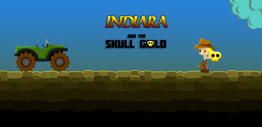 Indiara and the skull gold
