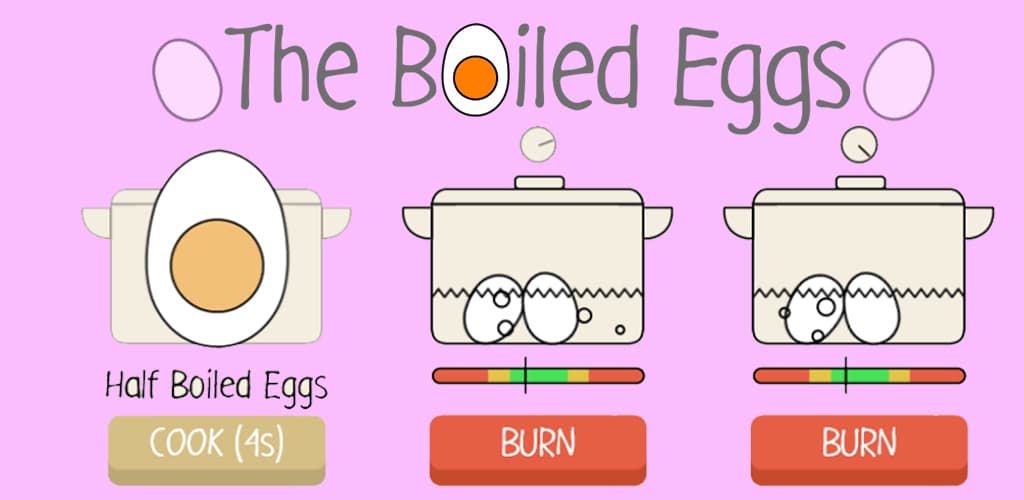 the boiled eggs